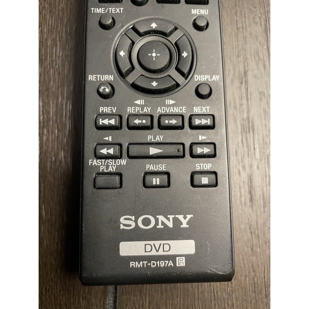 Sony RMT-D197A DVD‎ Player Remote Control - Tested - Genuine OEM - Picture 3 of 6